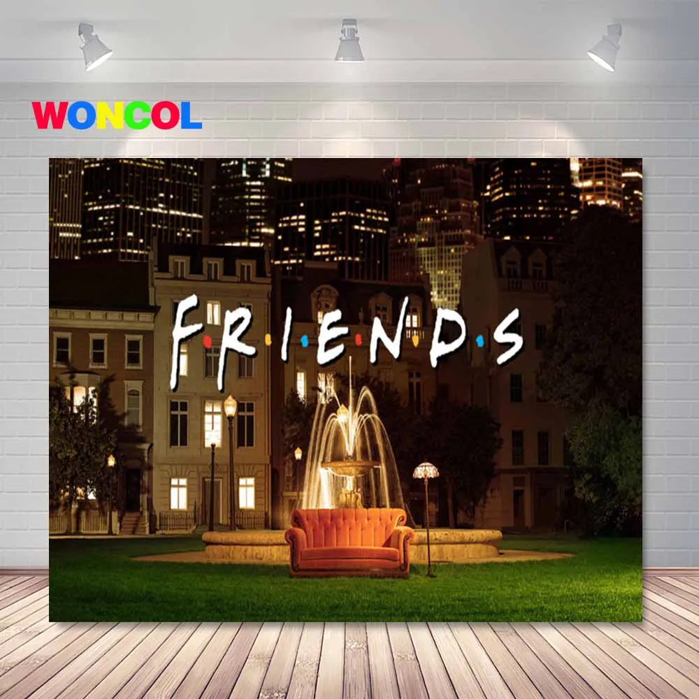 Woncol Central Perk Friends Photography Backdrop Happy Birthday Party Sofa Photo Background Night Black Vinyl Photo Booth Props
Woncol Central Perk Friends Photography Backdrop Happy Birthday Party Sofa Photo Background Night Black Vinyl Photo Booth Props