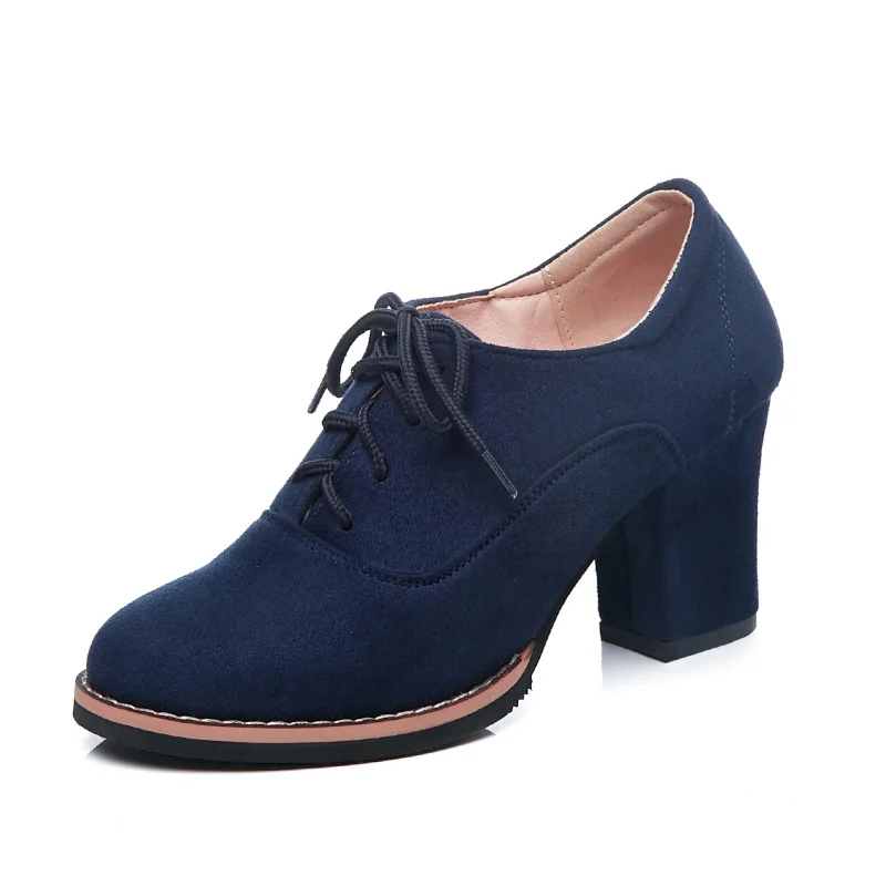 Womens Ankle Boots Flock High Heels Lace Up Chunky Heels Shoes Casuales Comfortable Shoes Woman Boots Fashion Shoes for Ladies
Womens Ankle Boots Flock High Heels Lace Up Chunky Heels Shoes Casuales Comfortable Shoes Woman Boots Fashion Shoes for Ladies