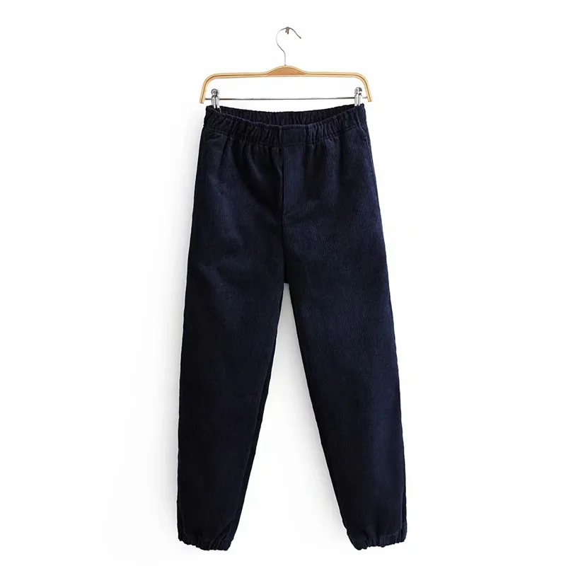 Merodi Women Casual Autumn Blue Corduroy Loose Long Harem Pants Chic Lady Fashion Elastic High Waist Sprint Thick Trousers
Merodi Women Casual Autumn Blue Corduroy Loose Long Harem Pants Chic Lady Fashion Elastic High Waist Sprint Thick Trousers