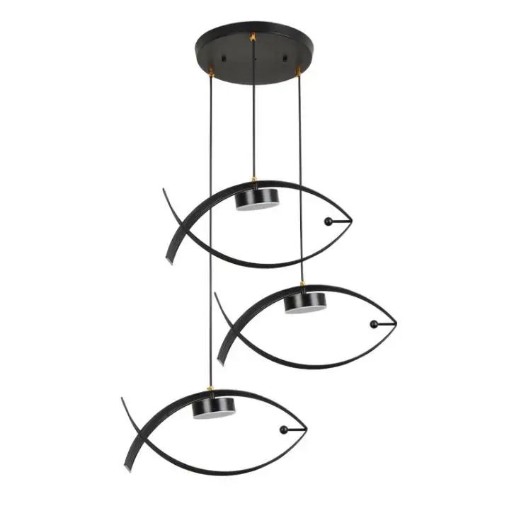 Dining room pendant lights Nordic fish-shaped single-head/three-head pendant lamps wrought iron bar modern cafe lighting
Dining room pendant lights Nordic fish-shaped single-head/three-head pendant lamps wrought iron bar modern cafe lighting
