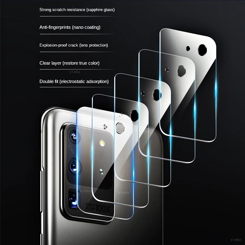 4 шт. закаленное стекло с полным покрытием для Huawei P Smart 2021 защита экрана объектива