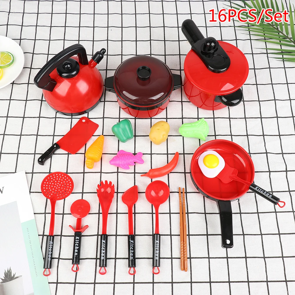 16/20/51 Pcs Kids Kitchen Toys Simulation Kitchen Utensils Food Cookware Pot Pan Kids Pretend Play Kitchen Set Toys
16/20/51 Pcs Kids Kitchen Toys Simulation Kitchen Utensils Food Cookware Pot Pan Kids Pretend Play Kitchen Set Toys