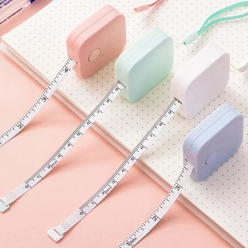 150cm/60" Tape Measure Portable Retractable Ruler Children Height Ruler Centimeter Inch Roll Tape for Kids Gifts Random Color
150cm/60" Tape Measure Portable Retractable Ruler Children Height Ruler Centimeter Inch Roll Tape for Kids Gifts Random Color