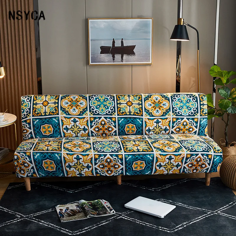 Elastic Sofa Cover Fashion Printing Armless Living Room Sofa Cover Detachable Geometric Pattern Dustproof Sofa Bed Cover
Elastic Sofa Cover Fashion Printing Armless Living Room Sofa Cover Detachable Geometric Pattern Dustproof Sofa Bed Cover