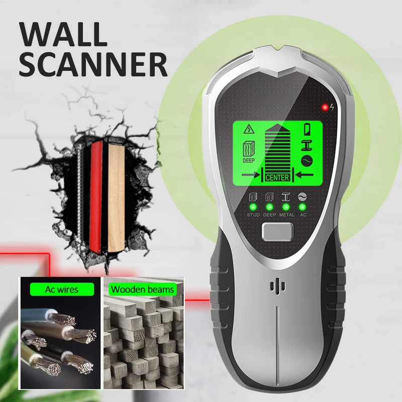 Multifunctional Portable Electric Wood Metal Stud Sensor Locator Wall Scanner Detector With LCD Display For Renovation Workers
Multifunctional Portable Electric Wood Metal Stud Sensor Locator Wall Scanner Detector With LCD Display For Renovation Workers