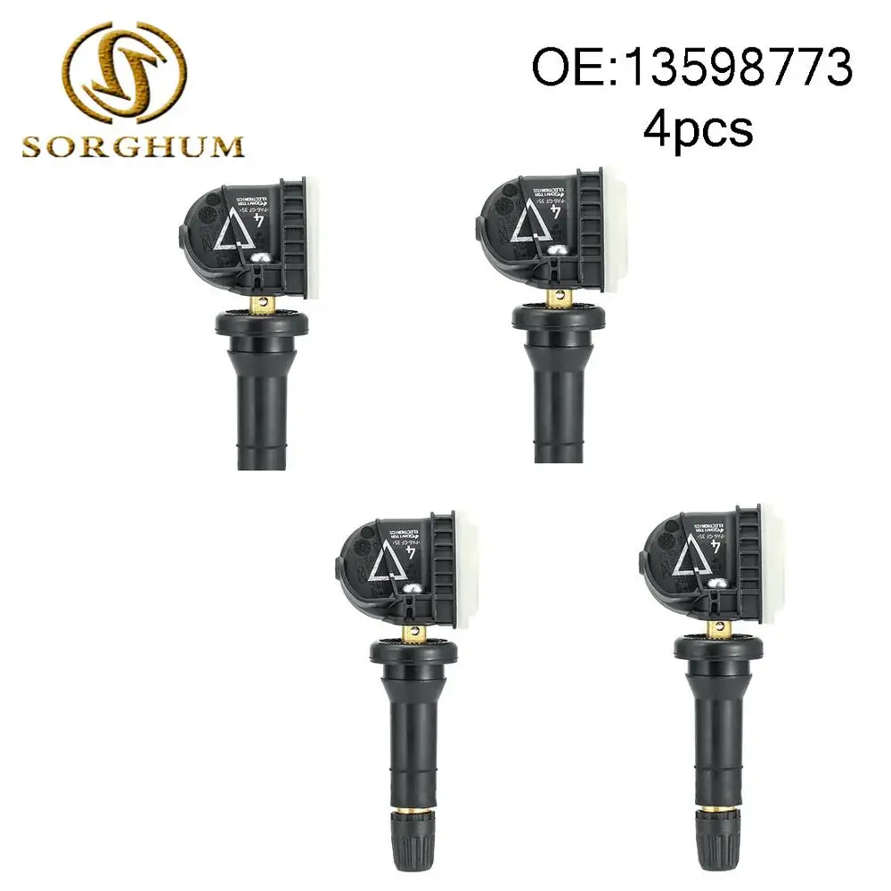 SORGHUM 4pcs 13598773 Tire Pressure Sensors TPMS For Chevrolet Silverado Suburban For Opel Adam Ampera Antara Astra 433 MHZ
SORGHUM 4pcs 13598773 Tire Pressure Sensors TPMS For Chevrolet Silverado Suburban For Opel Adam Ampera Antara Astra 433 MHZ