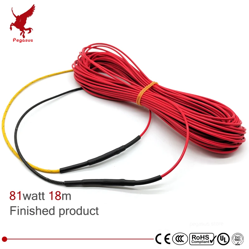 F12K 18m 81watt carbon fiber PTFE Flame retardant heating cable corrosion resistant heat wire radiation-free warm heat cable
F12K 18m 81watt carbon fiber PTFE Flame retardant heating cable corrosion resistant heat wire radiation-free warm heat cable