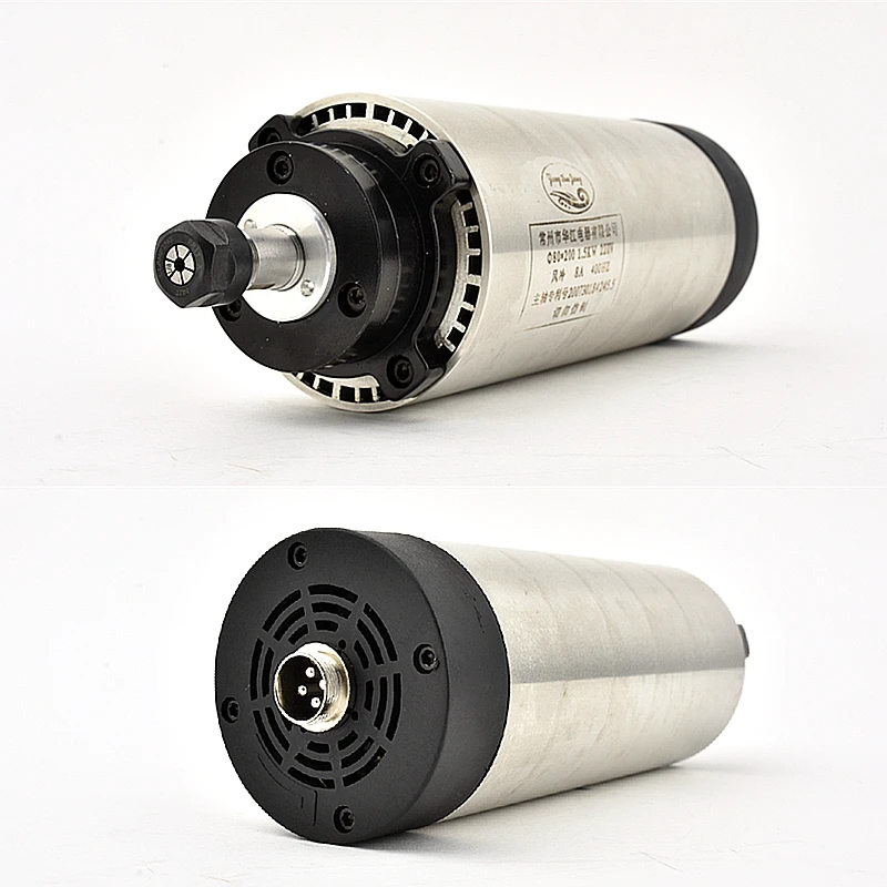 Air Cooled Spindle Motor 1.5kw diameter 80mm ER16 Current 8A CNC Router Tool parts For CNC Milling machine
Air Cooled Spindle Motor 1.5kw diameter 80mm ER16 Current 8A CNC Router Tool parts For CNC Milling machine