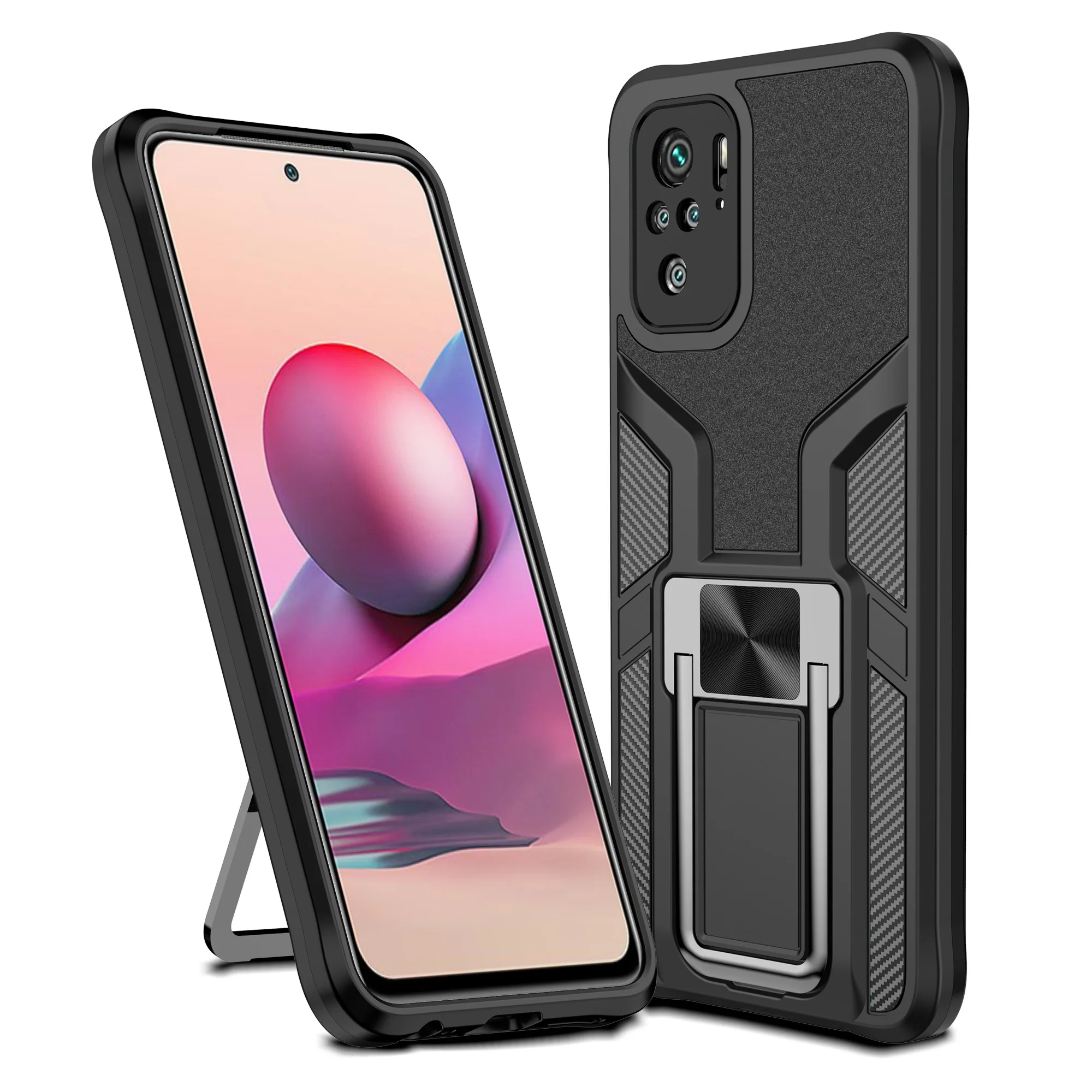Armor-Level Protection Slim Shockproof Case For Redmi note9 9pro max 9s 9power note10 10s 10pro 4G Metal Kickstand Stand Case
Armor-Level Protection Slim Shockproof Case For Redmi note9 9pro max 9s 9power note10 10s 10pro 4G Metal Kickstand Stand Case