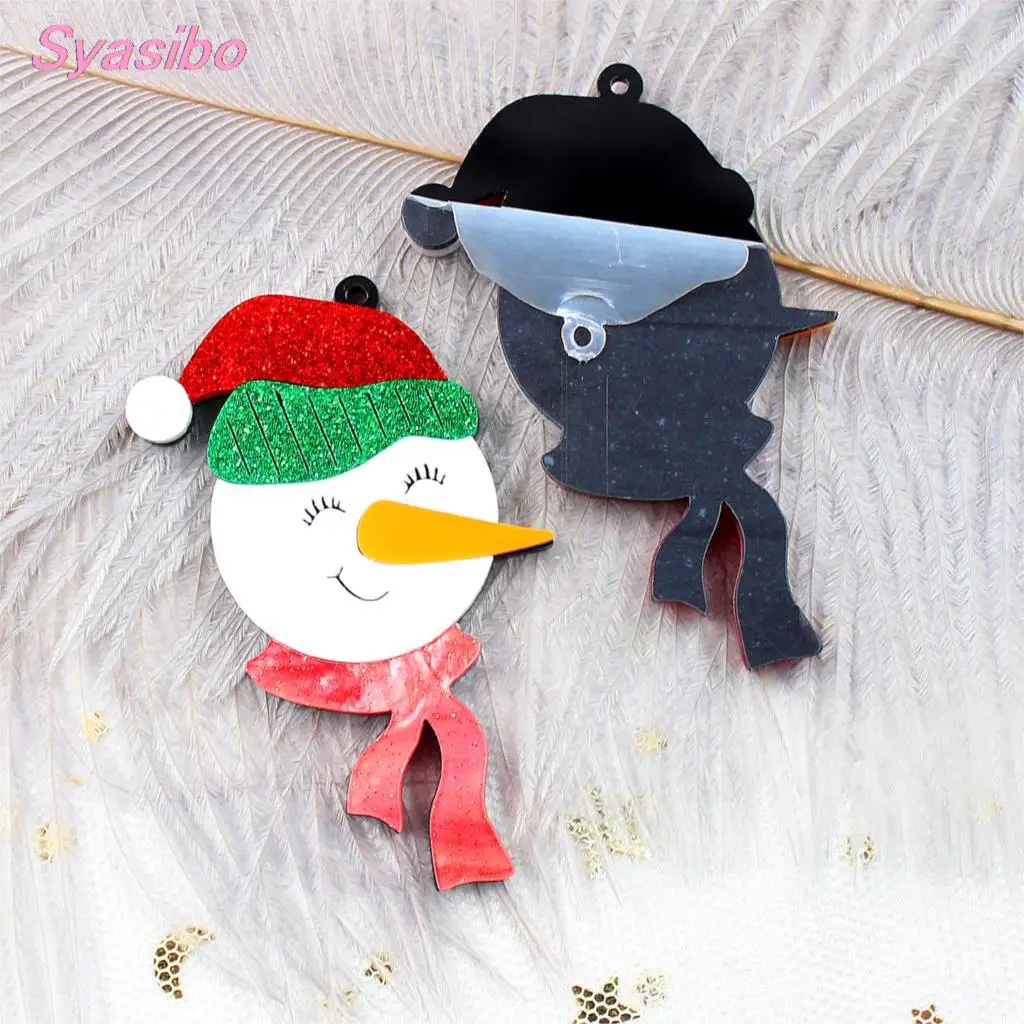 (1pair) AC1804- 51mm Christmas Snowman DIY Jewelry Accessories Holiday Acrylic Snowman For Dangle Earrings
(1pair) AC1804- 51mm Christmas Snowman DIY Jewelry Accessories Holiday Acrylic Snowman For Dangle Earrings