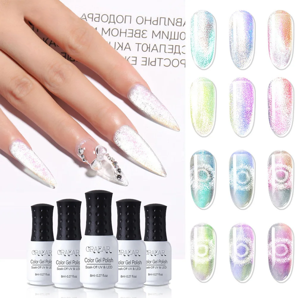 Cat Eye Nail Gel Polish Semi Permanent Summer Lacquer Primer Nail Art Gel Aurora Spar 8ml Phototherapy glue Glitter Shiny 8ml
Cat Eye Nail Gel Polish Semi Permanent Summer Lacquer Primer Nail Art Gel Aurora Spar 8ml Phototherapy glue Glitter Shiny 8ml