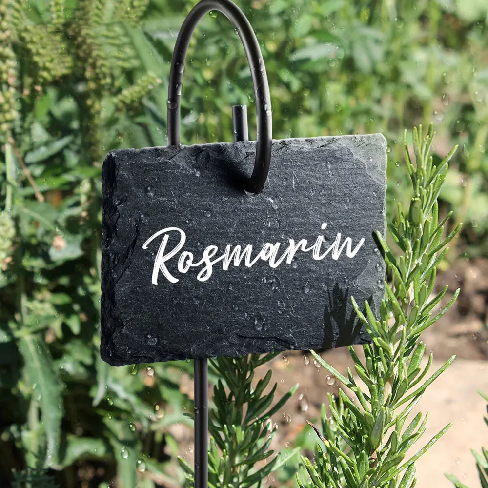 HOMEMAXS 15pcs/pack Slate Plant Labels with Stakes Planting Sign Flower Tags Rods for Greenhouse Backyard Garden Farm (Black)
HOMEMAXS 15pcs/pack Slate Plant Labels with Stakes Planting Sign Flower Tags Rods for Greenhouse Backyard Garden Farm (Black)