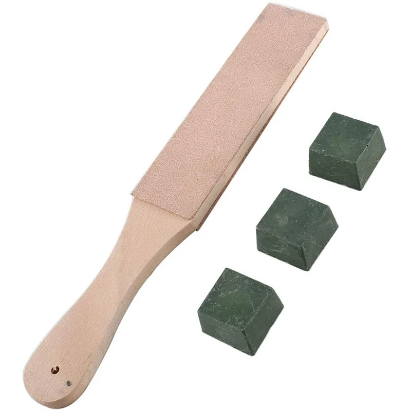 Leather Stropping Kit Tools Leather Strop Board 3 Packs Leather Sharpening Polishing Compound Hone Knife Sharpener
Leather Stropping Kit Tools Leather Strop Board 3 Packs Leather Sharpening Polishing Compound Hone Knife Sharpener