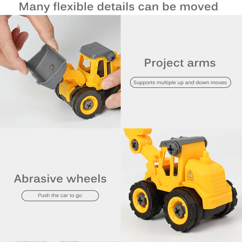 Toy Screw Car Model Truck Bulldozer Disassembly Kids DIY Assembly Toy Vehicle Combination Assembly With Screwdriver Education
Toy Screw Car Model Truck Bulldozer Disassembly Kids DIY Assembly Toy Vehicle Combination Assembly With Screwdriver Education