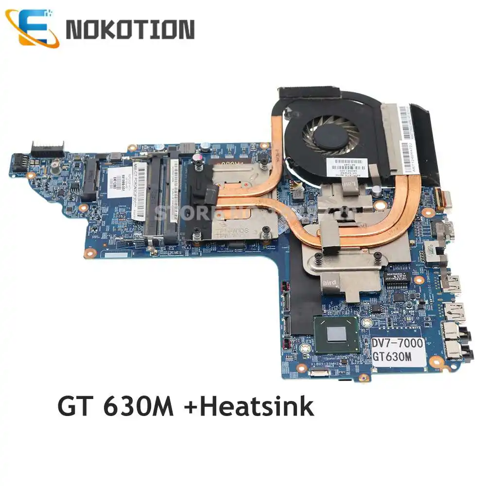 Материнская плата NOKOTION для ноутбука HP Pavilion DV7-7000 GT630M 681999-001 682000-001 682037-001 682016-001 712183.