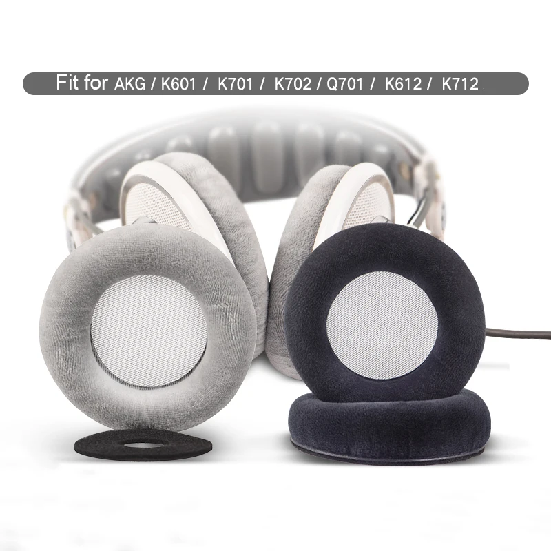 Сменные бархатные амбушюры из овечьей кожи подушки для наушников AKG K701 K702 Q701 Q702 K601