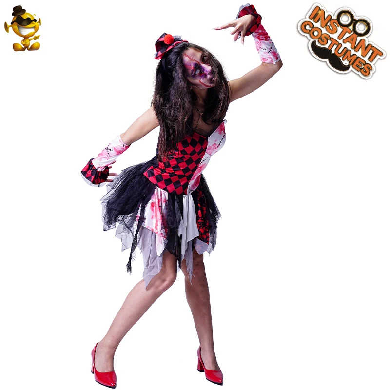 QLQ Bloody Clown Costumes Halloween Costumes For Lady's Cosplay Scary Clown Outfits Halloween Clown Costume Womens
QLQ Bloody Clown Costumes Halloween Costumes For Lady's Cosplay Scary Clown Outfits Halloween Clown Costume Womens