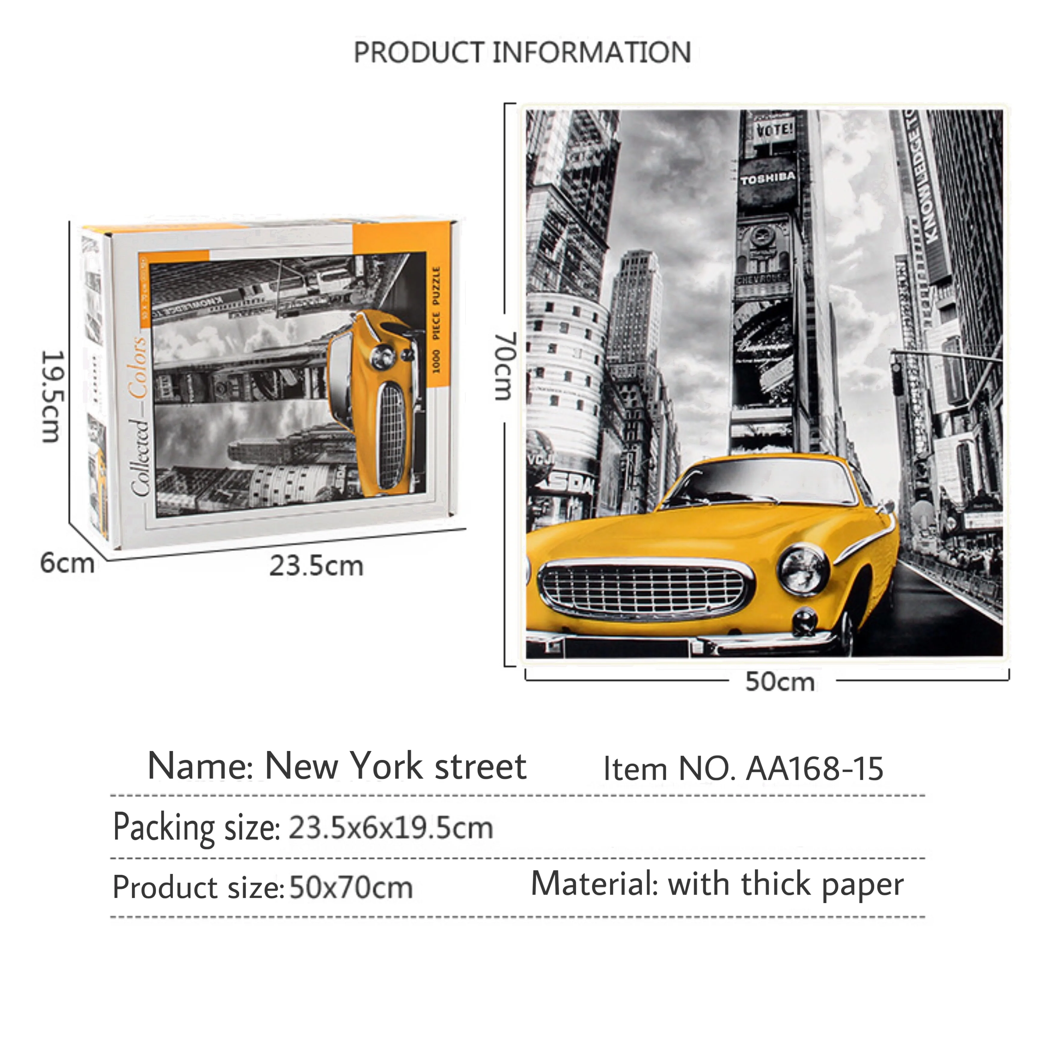 70*50cm Jigsaw puzzles 1000 pieces Assembling picture landscape puzzles toys for adults children kids games educational Toys
70*50cm Jigsaw puzzles 1000 pieces Assembling picture landscape puzzles toys for adults children kids games educational Toys