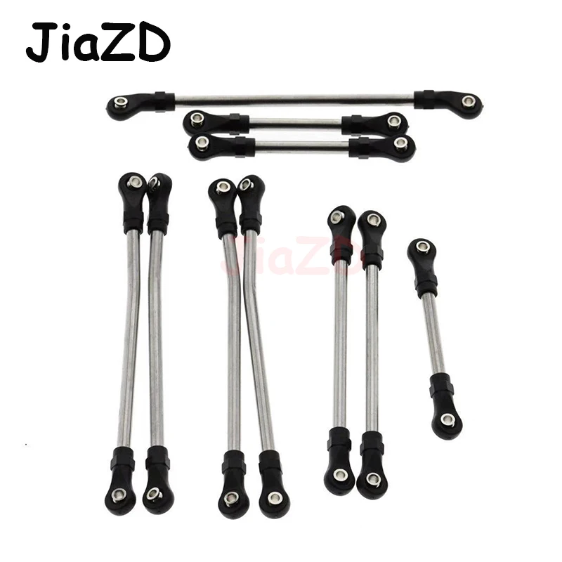 10Pcs/Set Stainless Steel Unassembled Link Plastic Rod End for 1/10 RC Crawler 324mm Wheelbase for Traxxas TRX4 TRX-4 Y01
10Pcs/Set Stainless Steel Unassembled Link Plastic Rod End for 1/10 RC Crawler 324mm Wheelbase for Traxxas TRX4 TRX-4 Y01