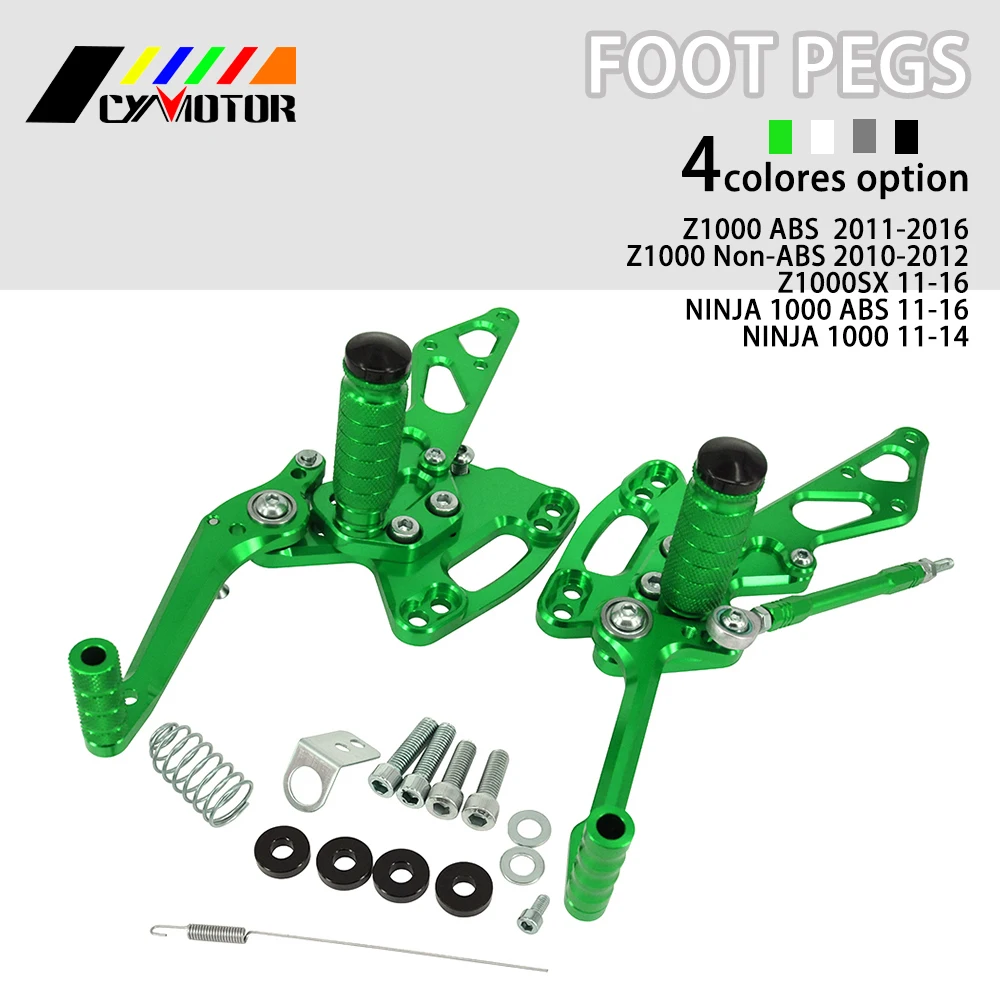 Мотоциклетные CNC регулируемые колышки для ног для KAWASAKI Z1000 ABS Non-ABS 2010 2011 2012 2013 2014 2015 2016 10 11 12 13 14-16
Мотоциклетные CNC регулируемые колышки для ног для KAWASAKI Z1000 ABS Non-ABS 2010 2011 2012 2013 2014 2015 2016 10 11 12 13 14-16