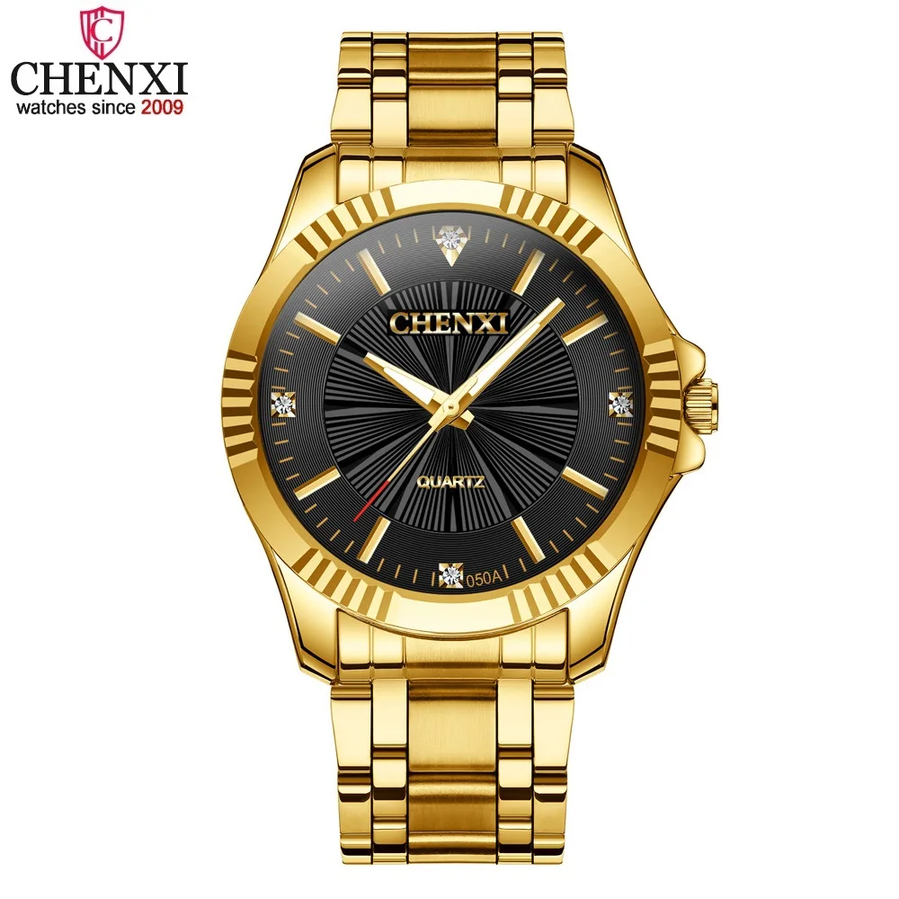 CHENXI Brand Famous Noble Gentlmen Watch Classic Luxury Gold Stainless Steel Quartz Male Watches Fashion Delicate Gift Clock Men
CHENXI Brand Famous Noble Gentlmen Watch Classic Luxury Gold Stainless Steel Quartz Male Watches Fashion Delicate Gift Clock Men