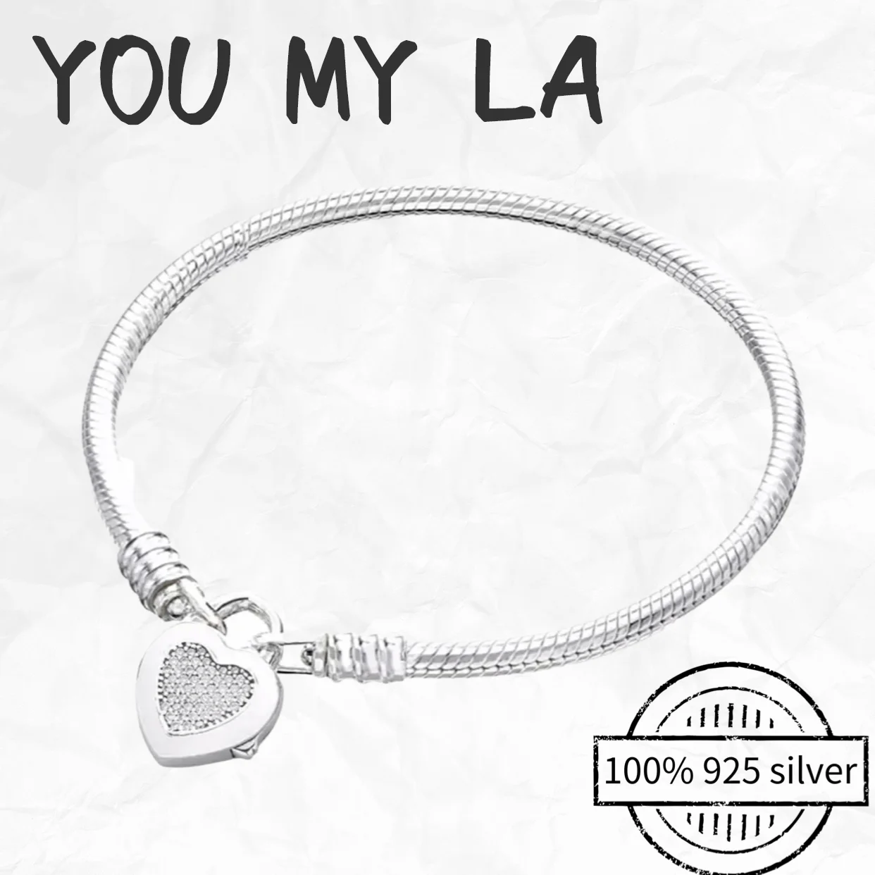 Hot Sale 100% 925 Sterling Silver Bracelet for Women Fit Original Pando Charm Bracelet Snake Chain Classic DIY Jewelry
Hot Sale 100% 925 Sterling Silver Bracelet for Women Fit Original Pando Charm Bracelet Snake Chain Classic DIY Jewelry