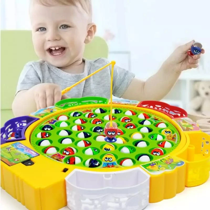 Fish Game Magnetic Fish Baby Kids Educational Toys Electric Musical Rotating Fishing Toy Outdoor Sports Water Toys for Boys Girl
Fish Game Magnetic Fish Baby Kids Educational Toys Electric Musical Rotating Fishing Toy Outdoor Sports Water Toys for Boys Girl