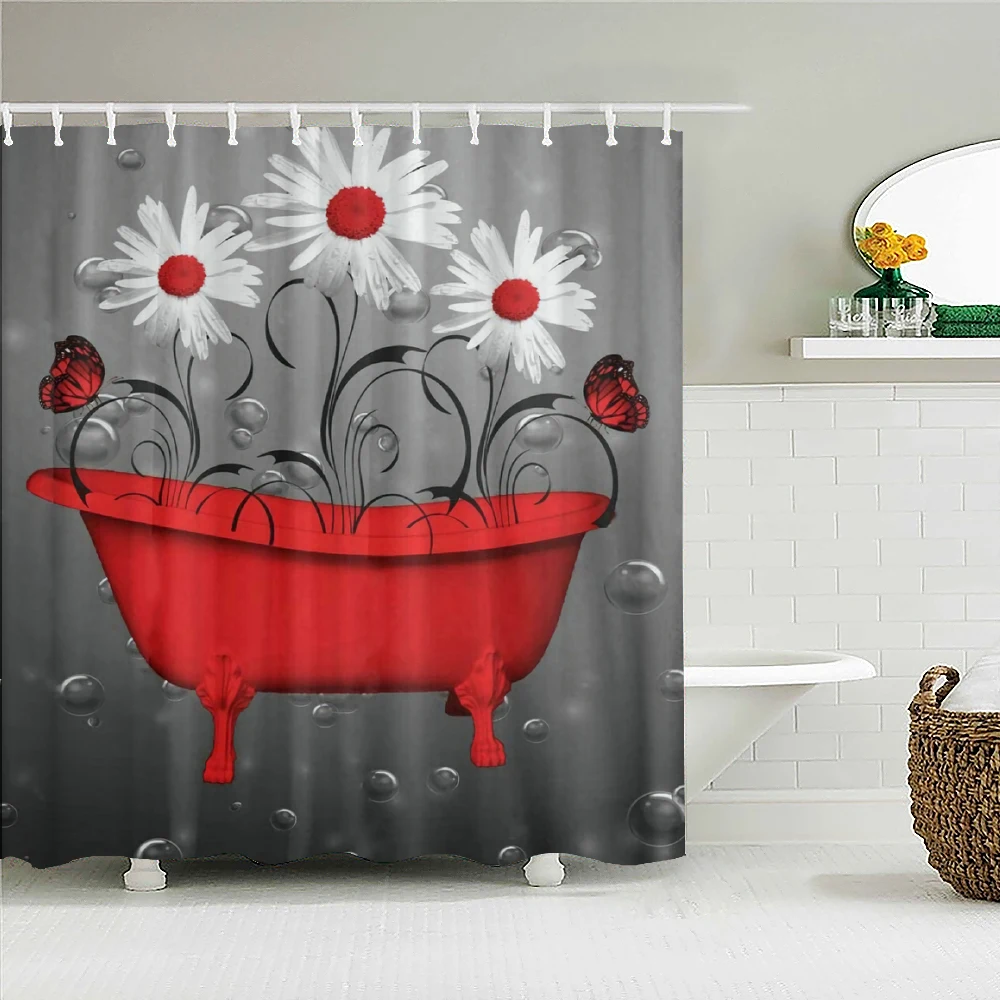 Flowers kiss Love Woman Bath Curtain Waterproof Shower Curtains Polyester Red Rose Bath Screen for Bathroom Christmas Gift
Flowers kiss Love Woman Bath Curtain Waterproof Shower Curtains Polyester Red Rose Bath Screen for Bathroom Christmas Gift
