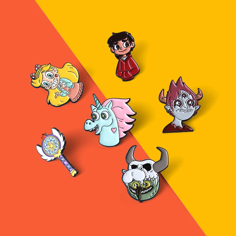 Horns Anime Badge For Girls Enamel Pins Magic Wand Princess Brooches Cartoon Lapel Pins Jewelry Gifts For Kids Friends Wholesale
Horns Anime Badge For Girls Enamel Pins Magic Wand Princess Brooches Cartoon Lapel Pins Jewelry Gifts For Kids Friends Wholesale