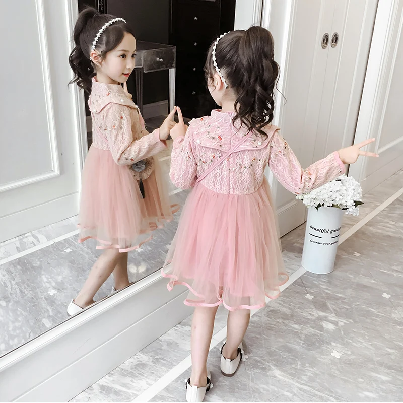 Embroidery Cute Baby Girls Dresses Autumn New Long Sleeve Patchwork Tutu Dresses Kids Clothes Party Children Fashion Outfits
Embroidery Cute Baby Girls Dresses Autumn New Long Sleeve Patchwork Tutu Dresses Kids Clothes Party Children Fashion Outfits