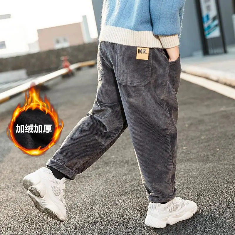 Boys Thicke Warm Pants Autumn Winter Clothes 2021 New Children's Sports Pants Baby Winter Loose Plus Velvet Corduroy Trousers
Boys Thicke Warm Pants Autumn Winter Clothes 2021 New Children's Sports Pants Baby Winter Loose Plus Velvet Corduroy Trousers