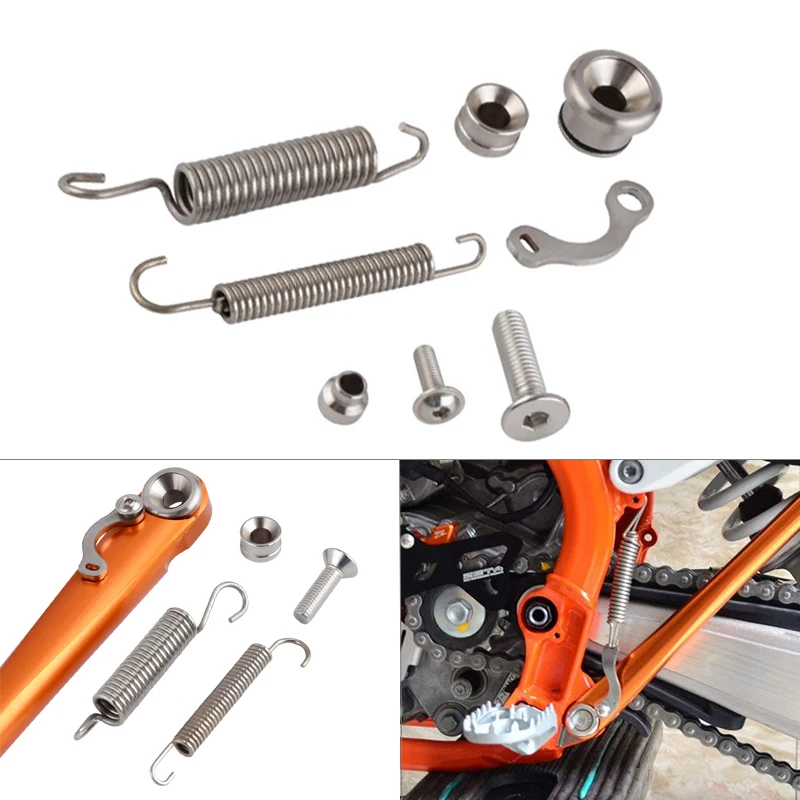 Side Stand Kickstand Spring Kit for Husaberg Husqvarna TE FE 125 250 350 450 501 350S 501S Motorcycle Parking Springs Bolt Screw
Side Stand Kickstand Spring Kit for Husaberg Husqvarna TE FE 125 250 350 450 501 350S 501S Motorcycle Parking Springs Bolt Screw