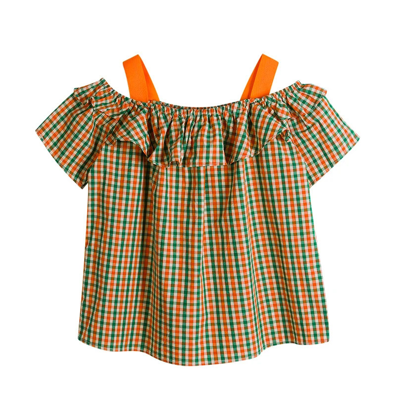 618Girls Plaid Print T-shirt Summer 2020 Newest Fashion Casual Cotton Mid-Large Children Short-Sleeved Korean T-shirts
618Girls Plaid Print T-shirt Summer 2020 Newest Fashion Casual Cotton Mid-Large Children Short-Sleeved Korean T-shirts