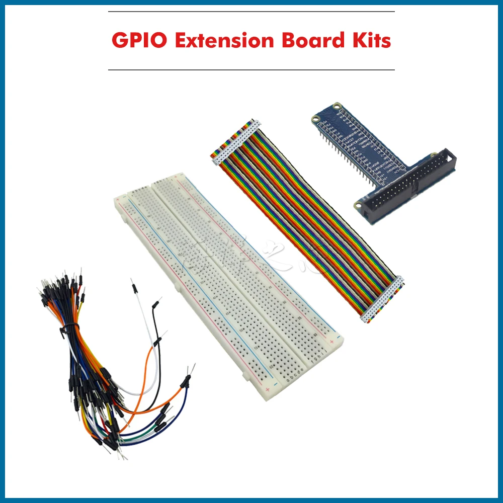 

Raspberry Pi 40Pin GPIO Extension Board Kits MB-102 Breadboard GPIO Adapter Cable + Jumper Cable for Arduino UNO / Orange Pi