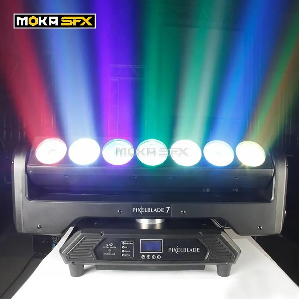 MOKA SFX RGBW 4 IN 1 LED DMX Moving Head Light 360 Degree No Stop Rotation Moving Stage Lights for Stage Party Club Haloween
MOKA SFX RGBW 4 IN 1 LED DMX Moving Head Light 360 Degree No Stop Rotation Moving Stage Lights for Stage Party Club Haloween
