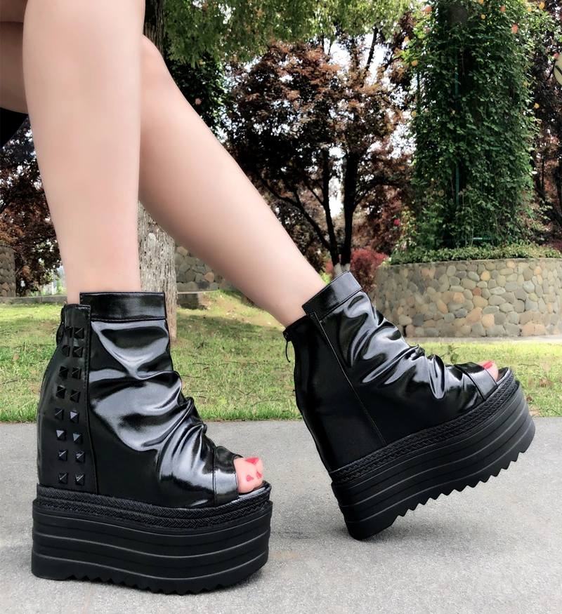 13cm heightening sandals female summer slope heel fish mouth sandals platform platform
13cm heightening sandals female summer slope heel fish mouth sandals platform platform