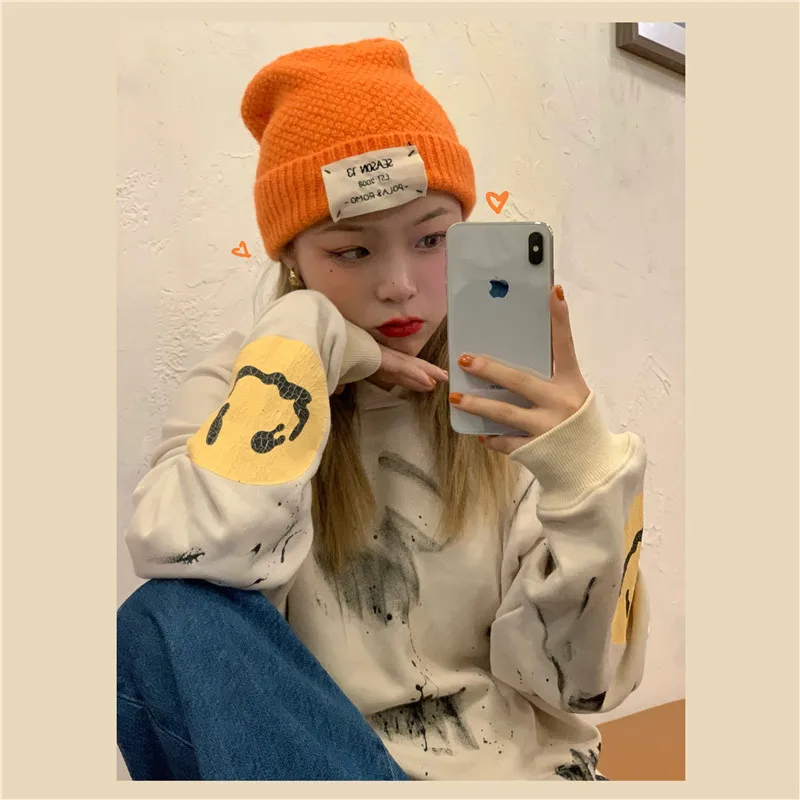 New Winter Hat Ladies Knitted Hat Warm Soft Fashionable Hat Korean Pop Style Wool Beanie Elegant Student All-match Hat
New Winter Hat Ladies Knitted Hat Warm Soft Fashionable Hat Korean Pop Style Wool Beanie Elegant Student All-match Hat