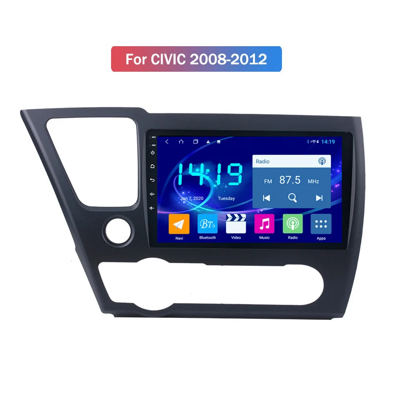 Автомобильное радио 4G + 64G DSP CARPLAY для 2008-2012 HONDA CIVIC Android 10 IPS сенсорный экран радио GPS навигация головное устройство 
Автомобильное радио 4G + 64G DSP CARPLAY для 2008-2012 HONDA CIVIC Android 10 IPS сенсорный экран радио GPS навигация головное устройство