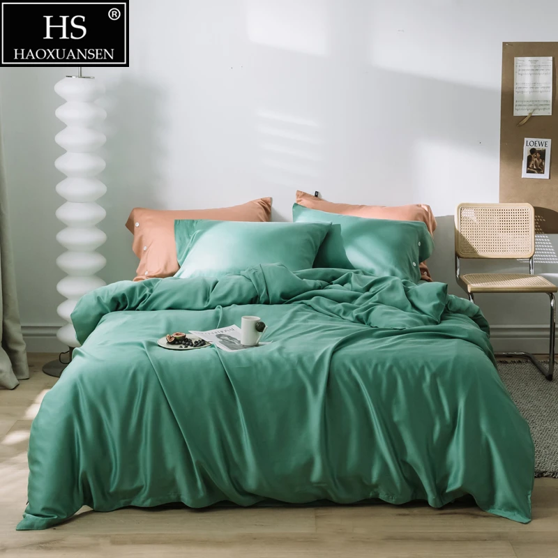 Bamboo Green 4Piece Bedding Sets Tencel Lyocell Soft Breathable Pillowcase Duvet Cover Fitted Sheet Bed Sheet Queen King Size
Bamboo Green 4Piece Bedding Sets Tencel Lyocell Soft Breathable Pillowcase Duvet Cover Fitted Sheet Bed Sheet Queen King Size
