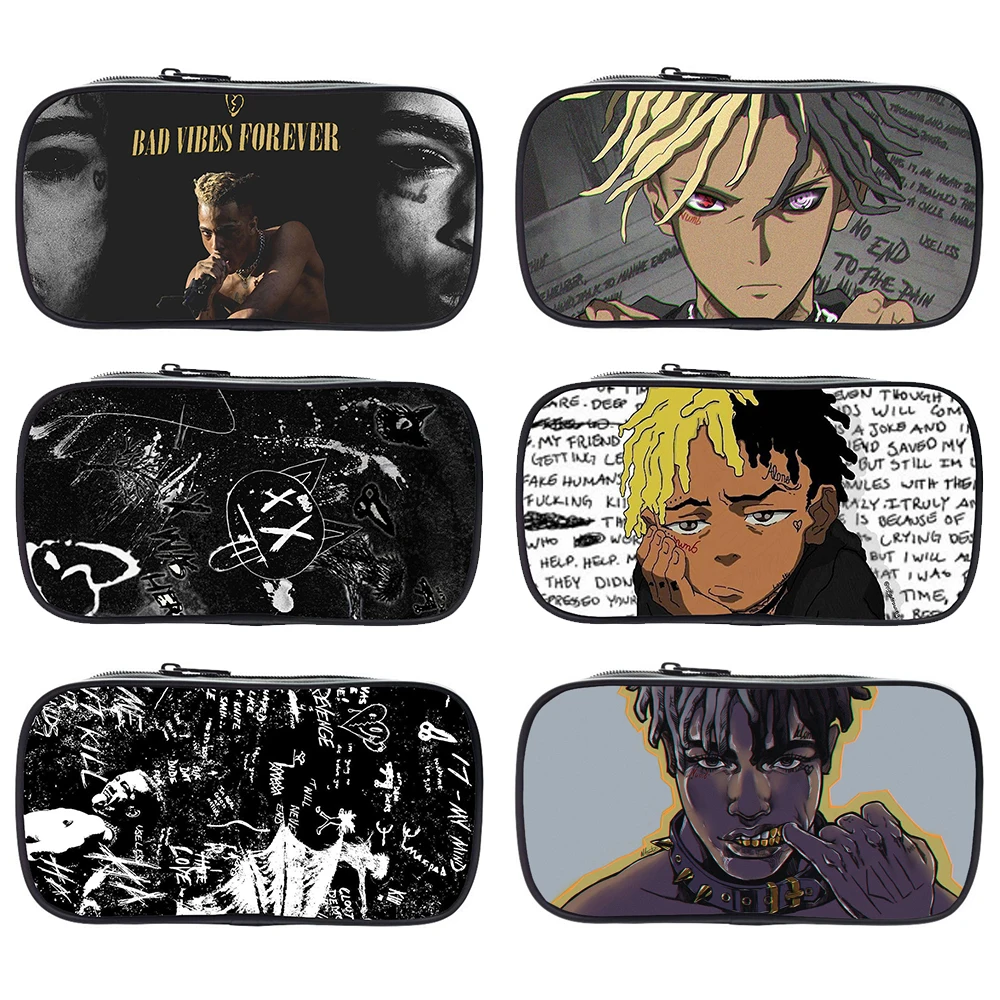XXXTentacion Pencil Case Cartoon Multifunction Cosmetic Cases Pencil Box Cute Boy Girl Rapper Pencil Bag Children Stationery Bag
XXXTentacion Pencil Case Cartoon Multifunction Cosmetic Cases Pencil Box Cute Boy Girl Rapper Pencil Bag Children Stationery Bag