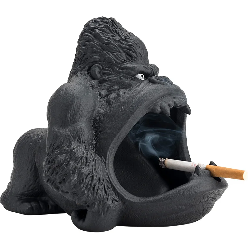 King Kong Ashtray Ceramic Animal Cigarette Ash Tray Storage Box Tobacco Tools Office Decoration Home Supplier
King Kong Ashtray Ceramic Animal Cigarette Ash Tray Storage Box Tobacco Tools Office Decoration Home Supplier