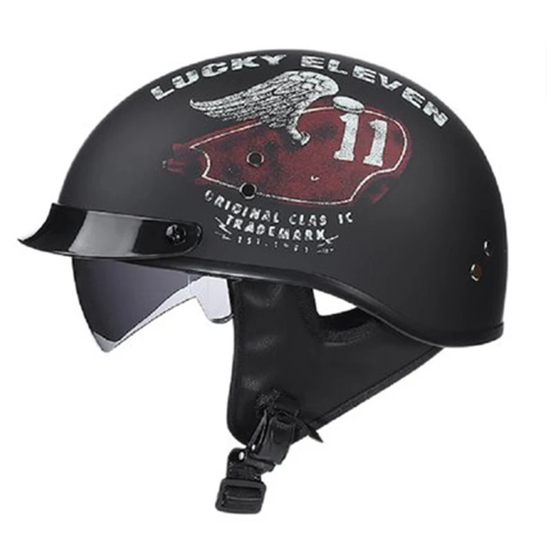 Retro Scooter Helmet Motorcycle Racer Vintage Biker Motorbike Pilot Vespa Crash Casco for Men Women Quality Half GERMAN Capacete
Retro Scooter Helmet Motorcycle Racer Vintage Biker Motorbike Pilot Vespa Crash Casco for Men Women Quality Half GERMAN Capacete