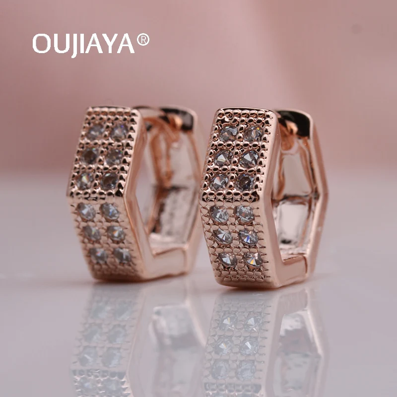 OUJIAYA New Women Luxury Natural Zircon Dangle Earrings Geometric figure 585 Rose Gold Water Drop Earrings Wedding Party A219 
OUJIAYA New Women Luxury Natural Zircon Dangle Earrings Geometric figure 585 Rose Gold Water Drop Earrings Wedding Party A219