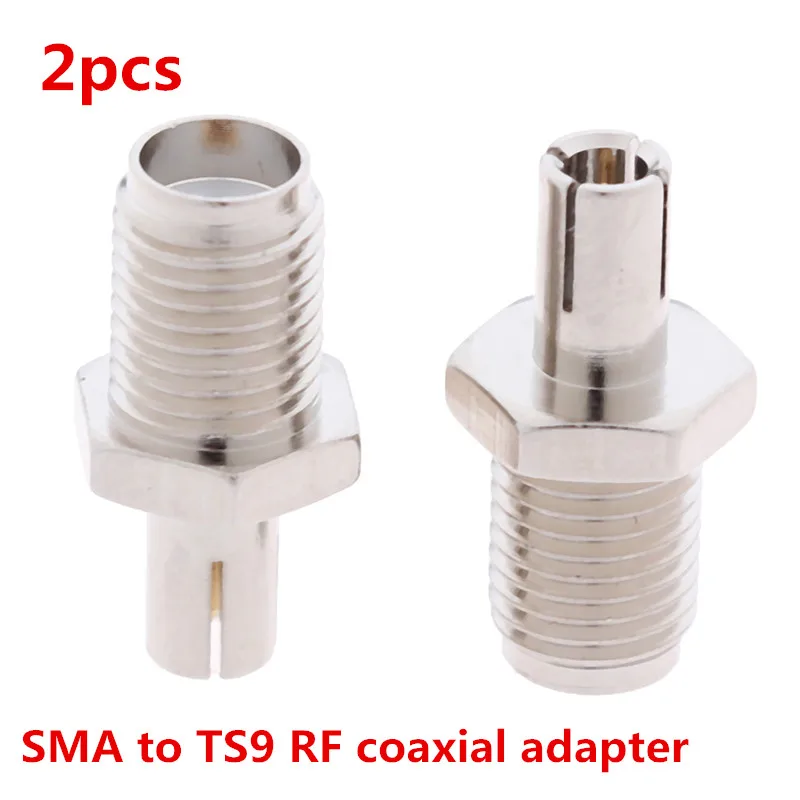 2pcs/lot RF Coaxial Adapter SMA To TS9 Coax Jack Connector SMA Female Jack To TS9 Male Plug
2pcs/lot RF Coaxial Adapter SMA To TS9 Coax Jack Connector SMA Female Jack To TS9 Male Plug