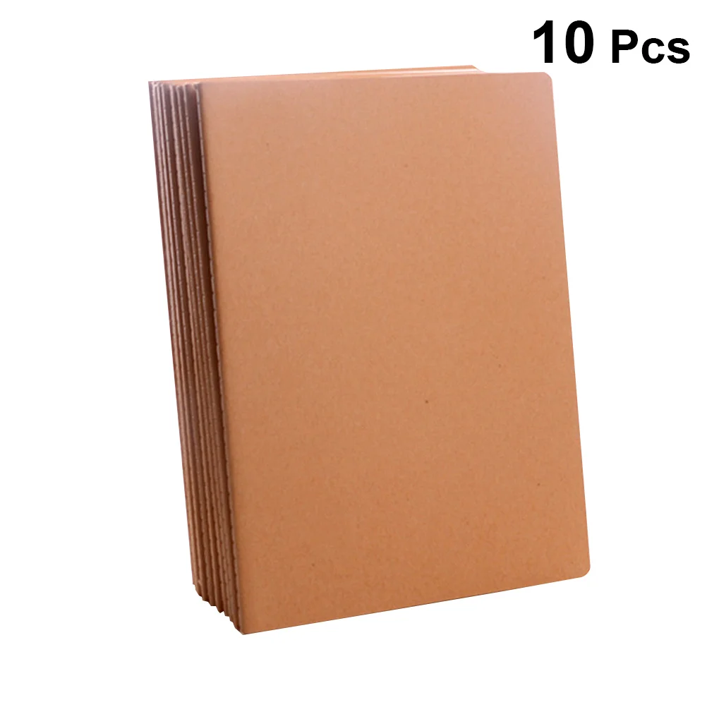 10pcs Kraft Paper Notepad Blank Travel Journal Notebook Diary Book for Writing Drawing (A5 14x21cm Text Page 30 Horizontal Parag
10pcs Kraft Paper Notepad Blank Travel Journal Notebook Diary Book for Writing Drawing (A5 14x21cm Text Page 30 Horizontal Parag