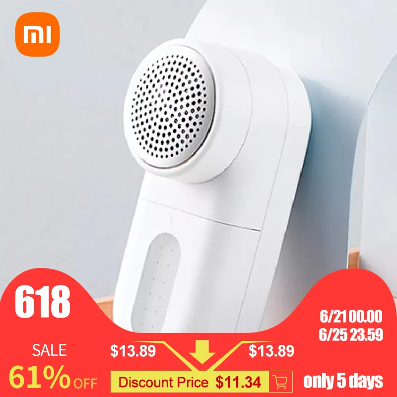 Xiaomi Mijia Electric Lint Remover Clothes Sweater Shaver Trimmer USB Charging Sweater Pilling Shaving Sucking Ball Machine
Xiaomi Mijia Electric Lint Remover Clothes Sweater Shaver Trimmer USB Charging Sweater Pilling Shaving Sucking Ball Machine