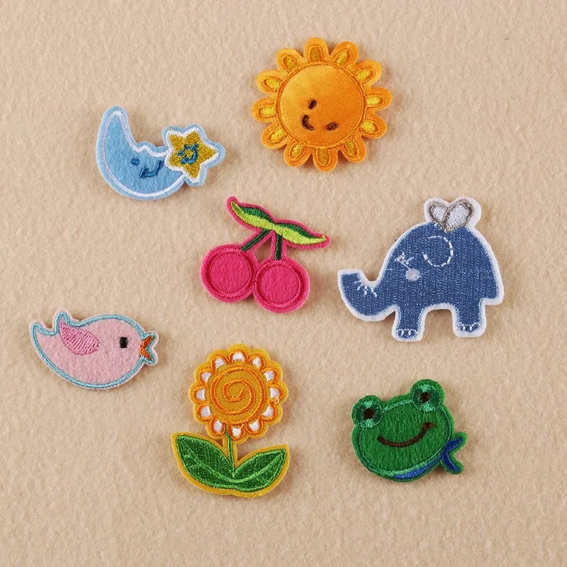 50pcs/lot Elephant Frog Flower Embroidery Patches Letters Clothing Decoration AccessoriesDiy Iron Heat Transfer Applique
50pcs/lot Elephant Frog Flower Embroidery Patches Letters Clothing Decoration AccessoriesDiy Iron Heat Transfer Applique