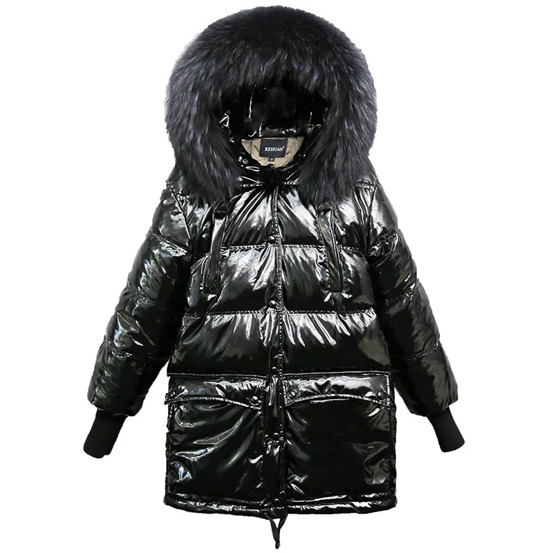 women down coats 2019 autumn winter top brands black shining real fur hooded Collar warm Jackets Female Wear Parkas Plus Size
women down coats 2019 autumn winter top brands black shining real fur hooded Collar warm Jackets Female Wear Parkas Plus Size