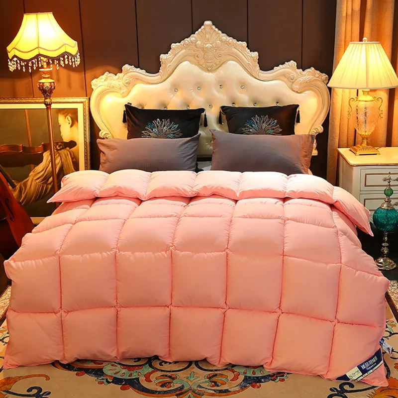 Goose Down Comforter Warm Thicken Duvet 100% Cotton Face Filling Fiber Down Quilts 220*240cm Home Sleeping Cover White Duvet 1pc
Goose Down Comforter Warm Thicken Duvet 100% Cotton Face Filling Fiber Down Quilts 220*240cm Home Sleeping Cover White Duvet 1pc