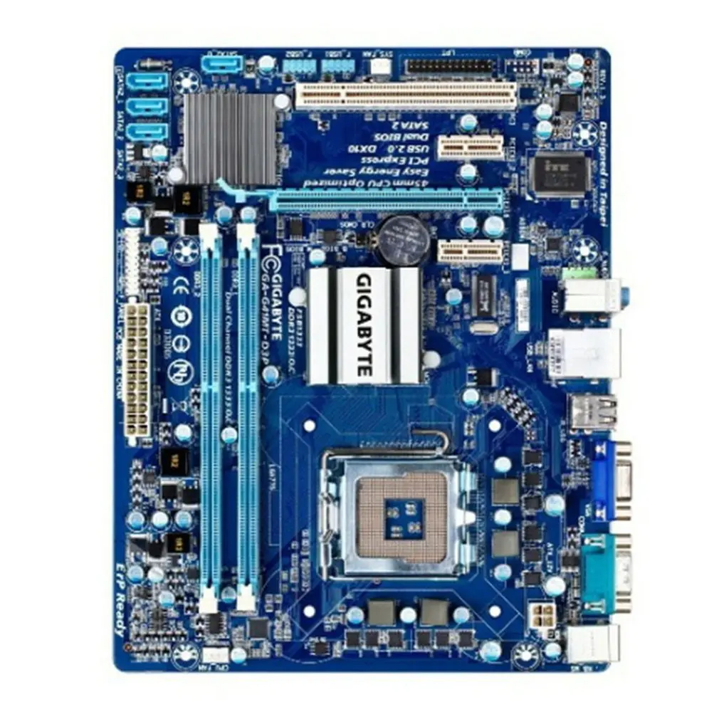 Desktop Mother Board For GA-G41MT-D3 Socket LGA 775 In Tel CPU Interface DDR3 8G Dual Channel Memory VGA Interface
Desktop Mother Board For GA-G41MT-D3 Socket LGA 775 In Tel CPU Interface DDR3 8G Dual Channel Memory VGA Interface